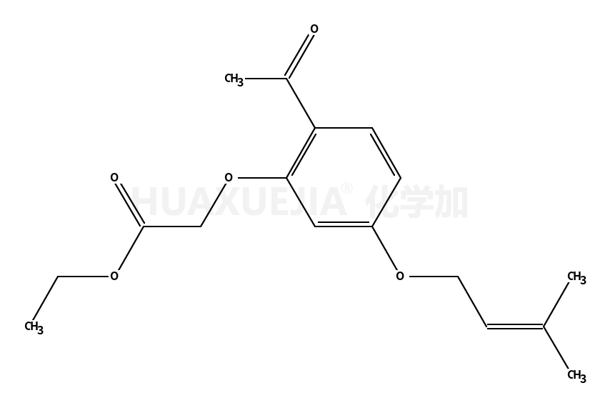 2’-乙氧基羰基甲氧基-4’-(3-甲基-2-丁烯氧基)苯乙酮
