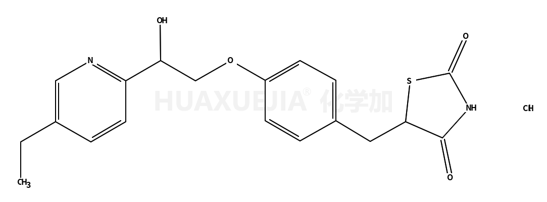 5-{4-[2-(5-ethylpyridin-2-yl)-2-hydroxyethoxy]benzyl}-2,4-thiazolidene dione hydrochloride