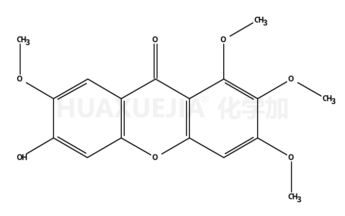 6-hydroxy-1,2,3,7-tetramethoxyxanthen-9-one