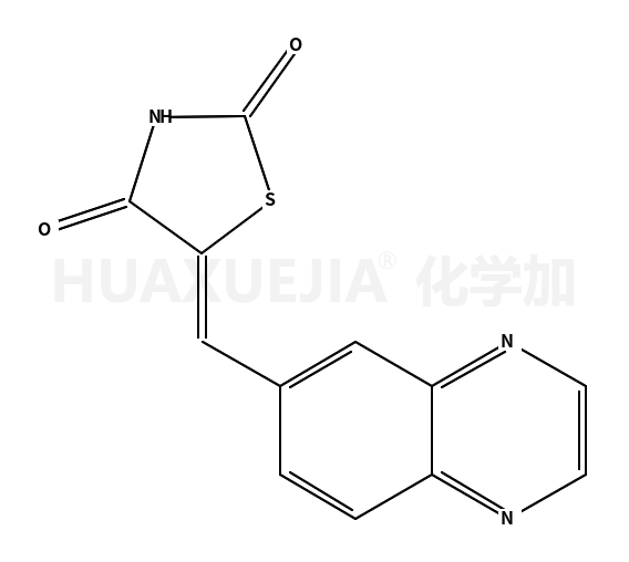 5-(6-喹噁啉yl亚甲基)-2,4-噻唑烷二酮