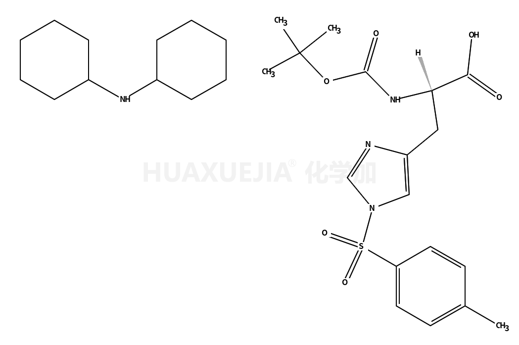 N-BOC-1-(P-甲苯磺酰基)-L-组氨酸 二环己基铵盐