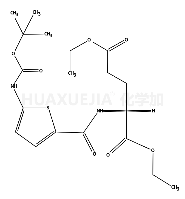 diethyl N-[5-[N-(tert-butoxycarbonyl)amino]-2-thenoyl]-L-glutamate