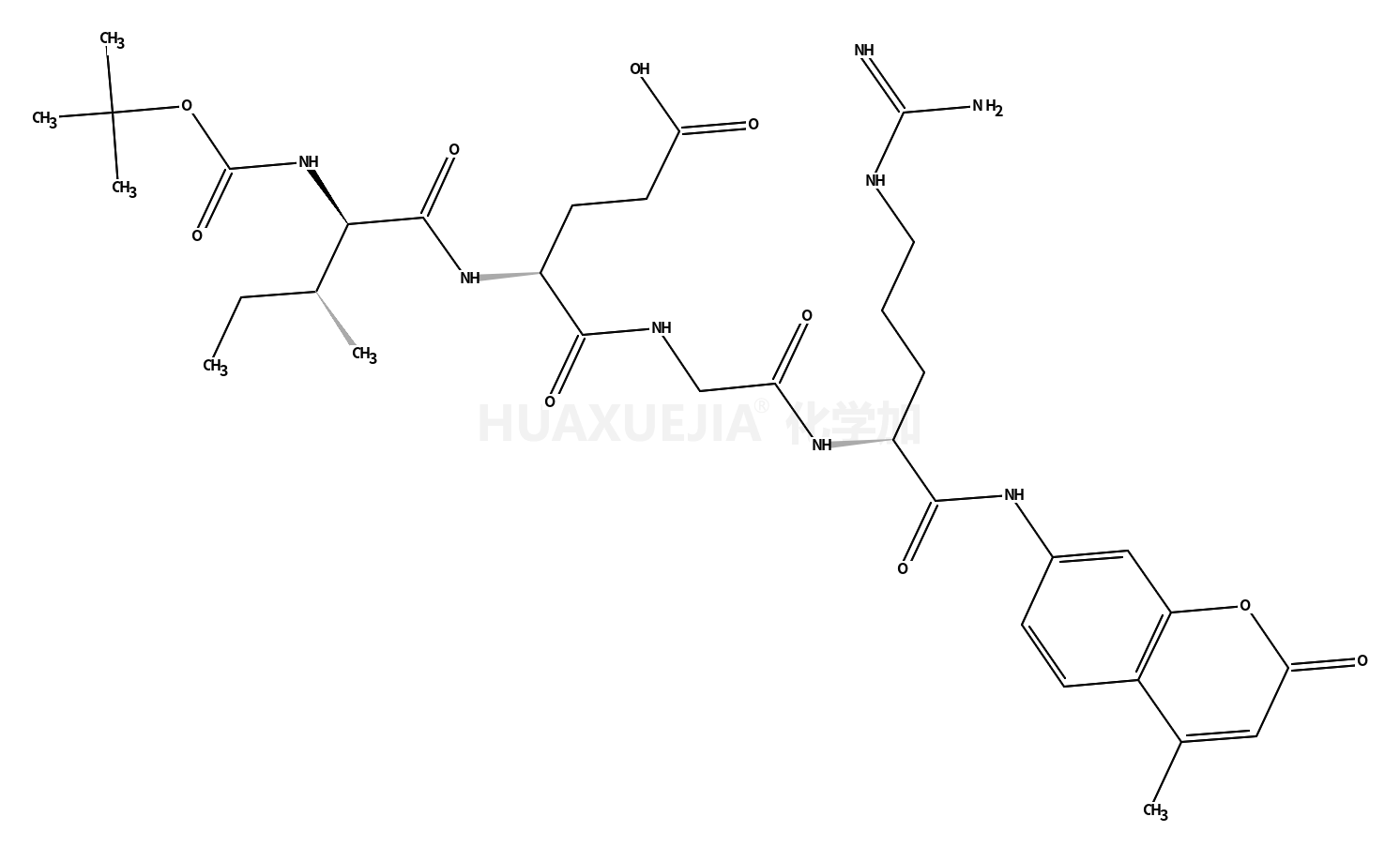 丁氧羰基异亮氨酰谷氨酰甘氨酰精氨酰-AMC