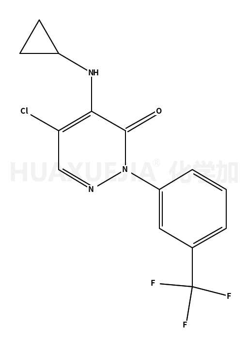 5-chloro-4-cyclopropylamino-2-(3-trifluoromethyl-phenyl)-2H-pyridazin-3-one