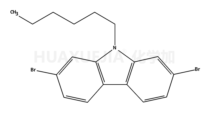 2,7-二溴-9-己基咔唑