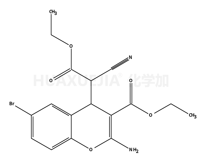 乙基-2-氨基-6-溴-4-(1-氰基-2-乙氧基-2-甲酰)-4H-苯并呋喃-3-羧酸