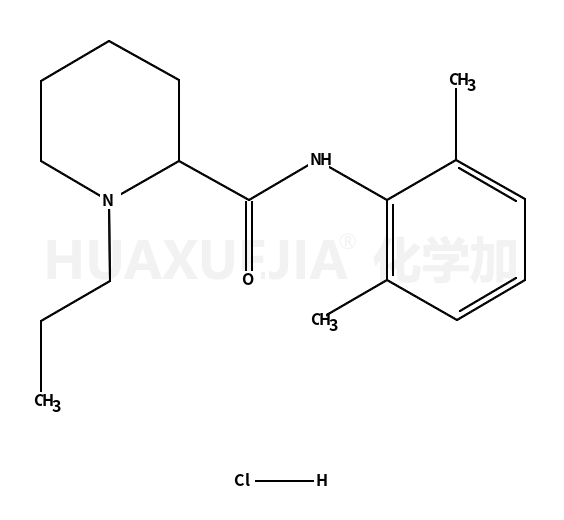 N-(2,6-二甲基苯基)-1-丙基哌啶-2-羧酰胺盐酸盐