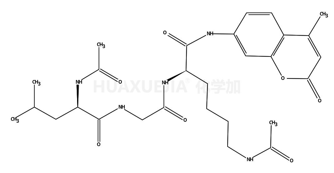 (2S)-6-acetamido-2-[[2-[[(2S)-2-acetamido-4-methylpentanoyl]amino]acetyl]amino]-N-(4-methyl-2-oxochromen-7-yl)hexanamide