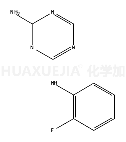 2-N-(2-fluorophenyl)-1,3,5-triazine-2,4-diamine