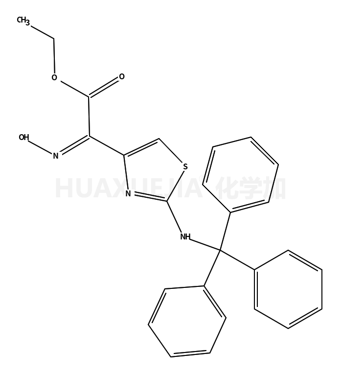 (Z)-Ethyl 2-(hydroxyimino)-2-(2-(tritylamino)thiazol-4-yl)acetate