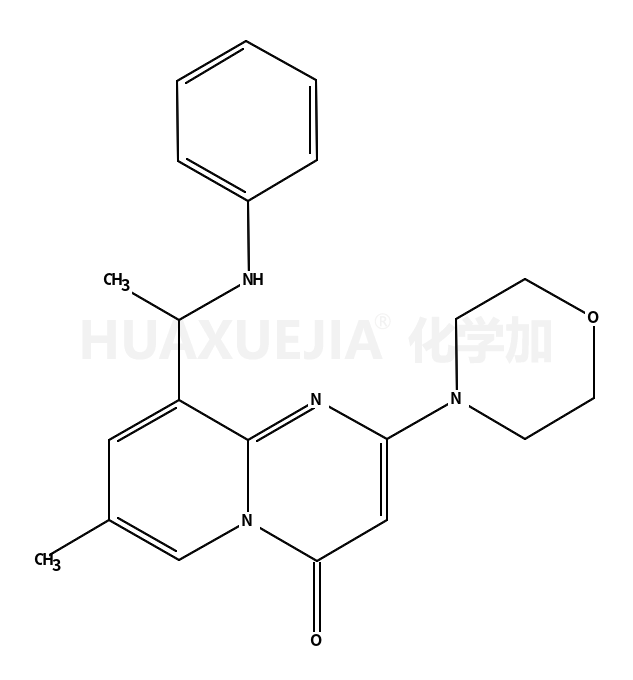 7-甲基-2-(吗啉-4-基)-9-[1-(苯氨基)乙基]吡啶并[1,2-a]嘧啶-4-酮