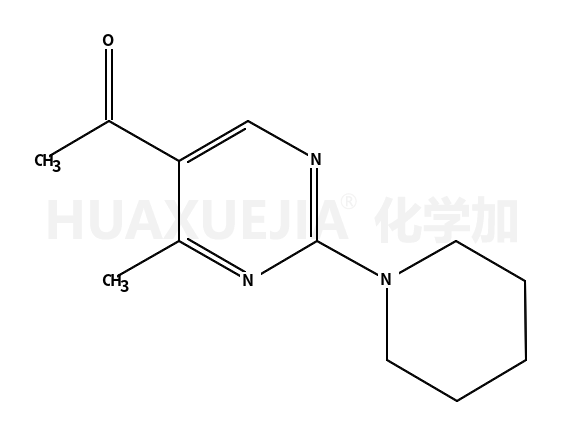 1-(4-甲基-2-哌啶-1-基-嘧啶-5-基)乙酮