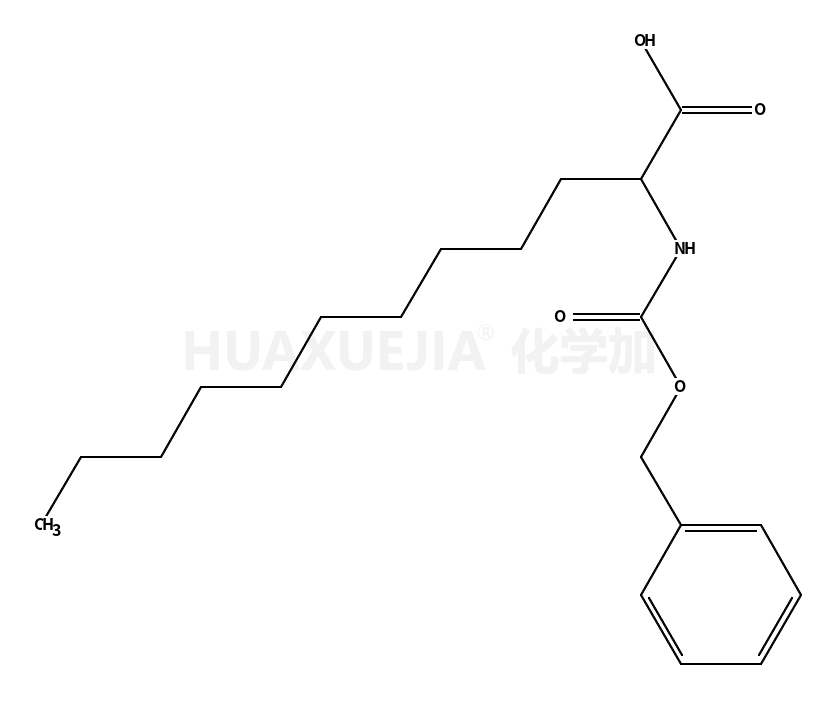 (+/-)-(benzyloxycarbonyl)-α-aminododecanoic acid