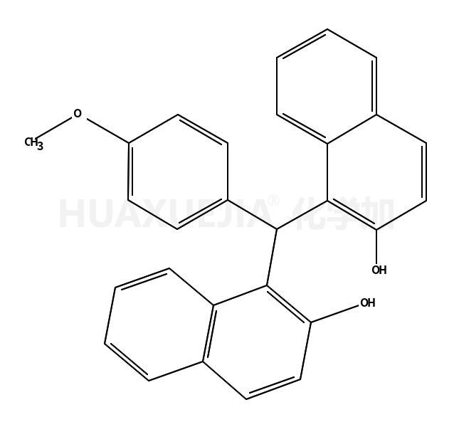 1-对甲氧苯基-1,1-二(2-羟基-1-萘基)甲烷