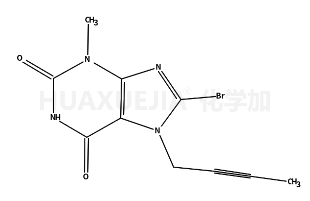8-溴-7-（2-丁炔基）-3,7-二氢-3-甲基-1H-嘌呤-2，6-二酮