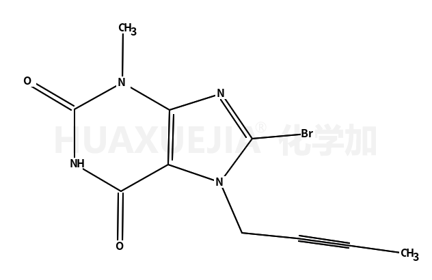 8-溴-7-（2-丁炔基）-3,7-二氫-3-甲基-1H-嘌呤-2，6-二酮
