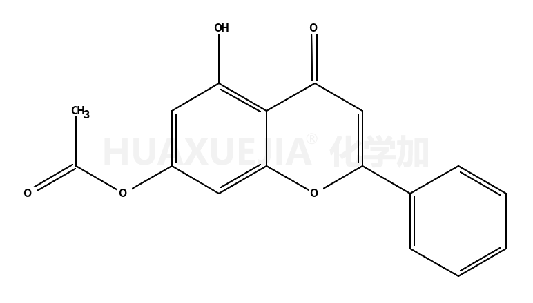 5-羟基-7-乙酰氧基黄酮