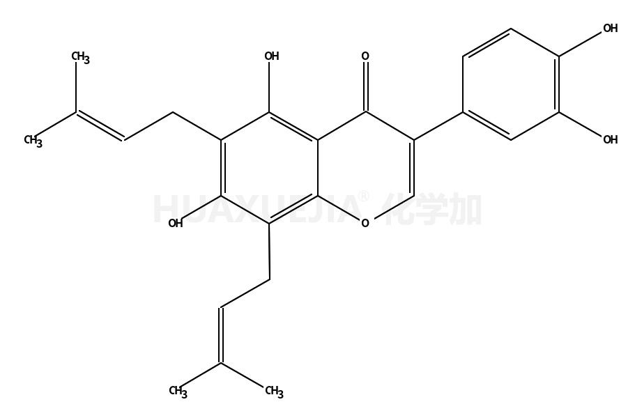 6,8-二异戊烯基香豌豆苷元