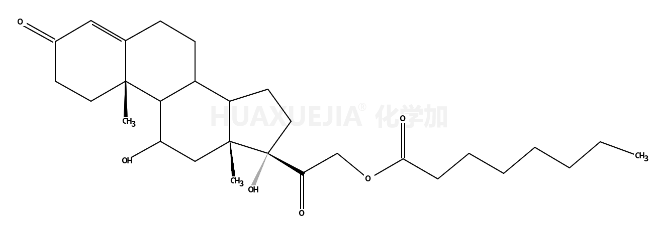 4-孕烯-11beta,17alpha,21-三醇-3,20-二酮 21-辛酸盐