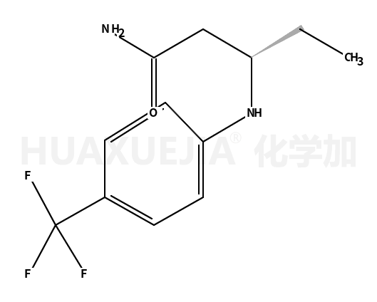 (3R)-3-[(4-Trifluoromethylphenyl)amino]pentanamide