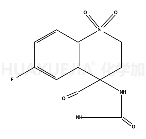 6-氟-2,3-二氢-2H,5h-螺[咪唑啉-4,4-硫代色烯]-2,5-二酮1,1-二氧化物