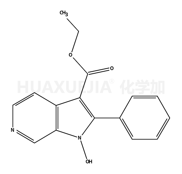 ethyl 1-hydroxy-2-phenylpyrrolo[2,3-c]pyridine-3-carboxylate