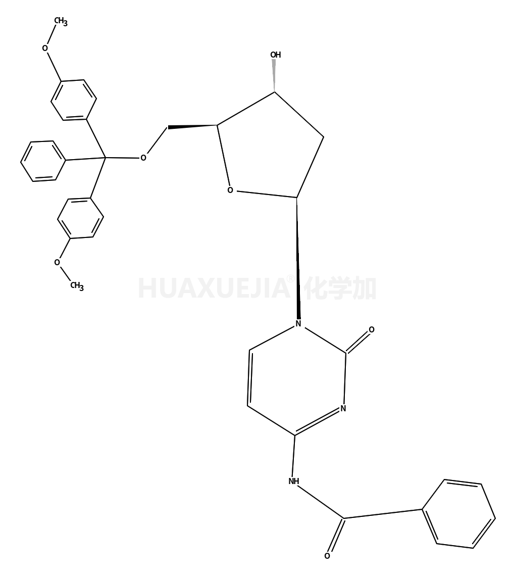 N4-苯甲酰基-5′-O-(4,4′-二甲氧基三苯基)-2′-脱氧胞苷