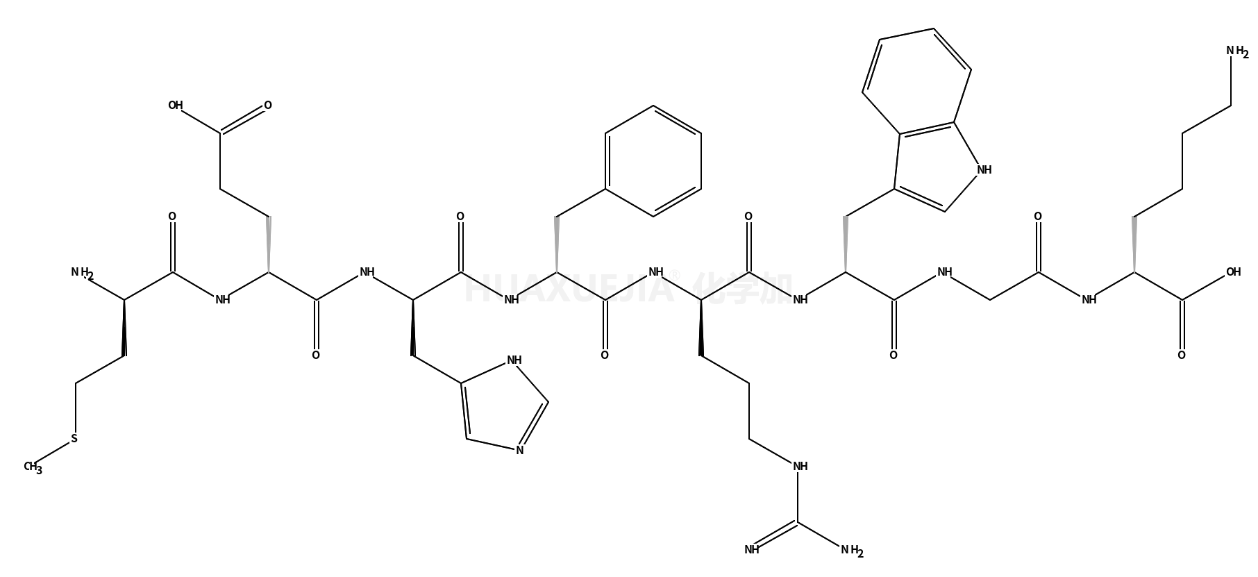蛋氨酰-谷氨酰-组氨酰-苯丙氨酰-精氨酰-色氨酰-甘氨酰-赖氨酸