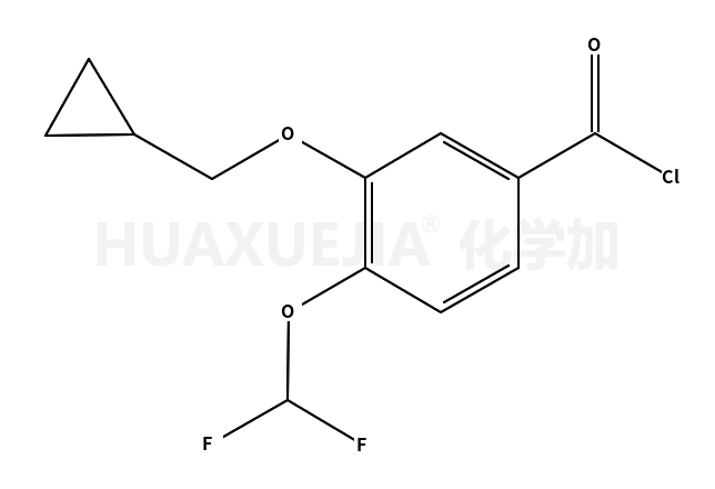 3-(Cyclopropylmethoxy)-4-(difluoromethoxy)benzoyl chloride
