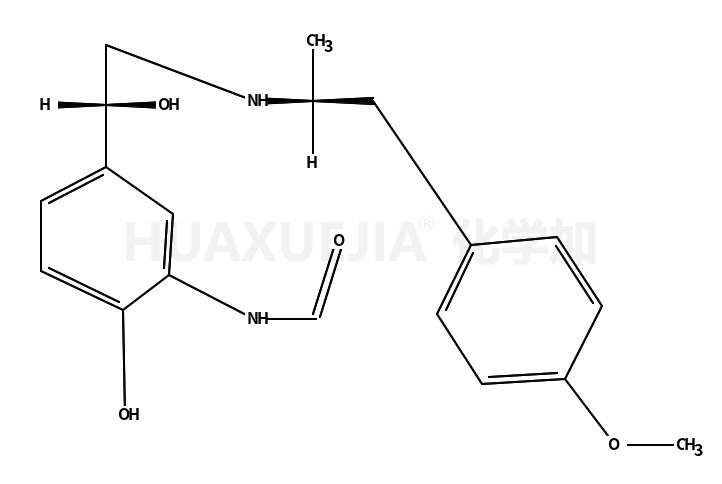 N-[2-hydroxy-5-[(1S)-1-hydroxy-2-[[(2R)-1-(4-methoxyphenyl)propan-2-yl]amino]ethyl]phenyl]formamide