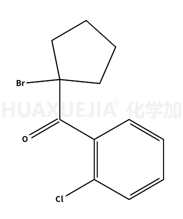 甲酮, (1-溴环戊基)(2-氯苯基)-