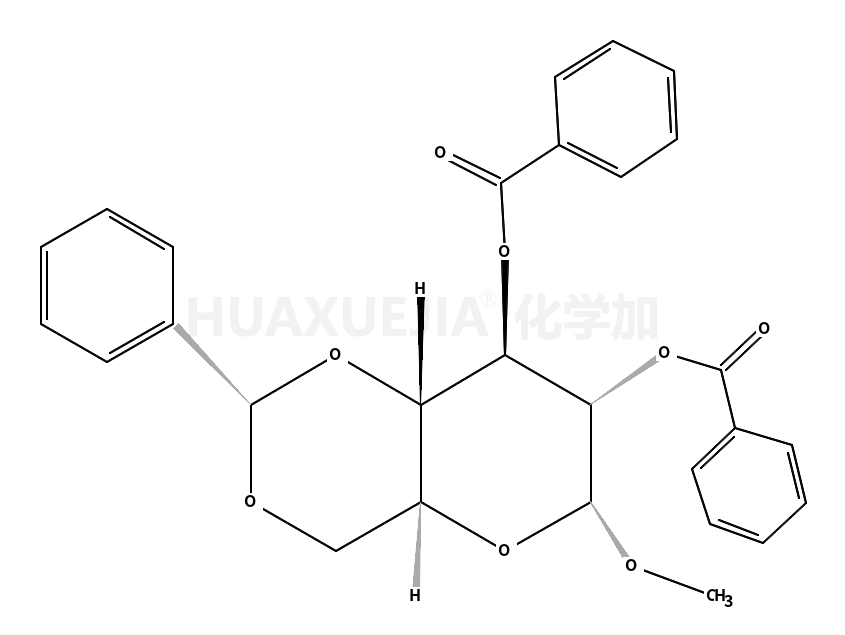 甲基-2,3-二-O-苯甲酰基-4,6-O-苯亚甲基-α-D-吡喃葡萄糖苷