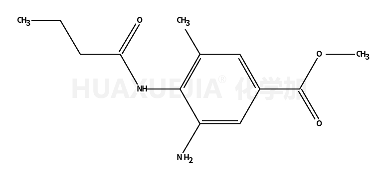 3-甲基-4-丁酰氨基-5-氨基苯甲酸甲酯