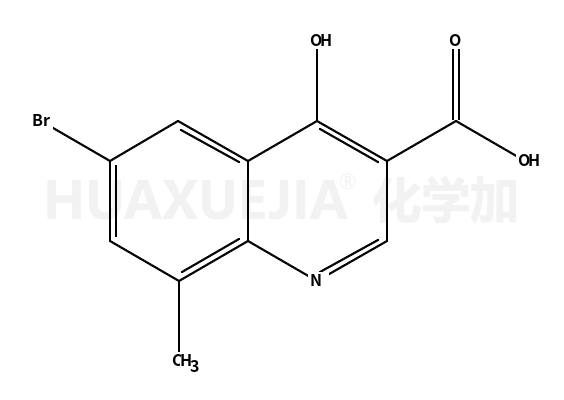 6-溴-4-羟基-8-甲基-3-喹啉羧酸