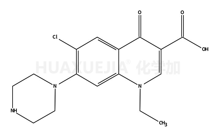 6-Chloro-1-Ethyl-4-Oxo-7-(Piperazin-1-yl)-1,4-Dihydroquinoline-3-Carboxylic acid