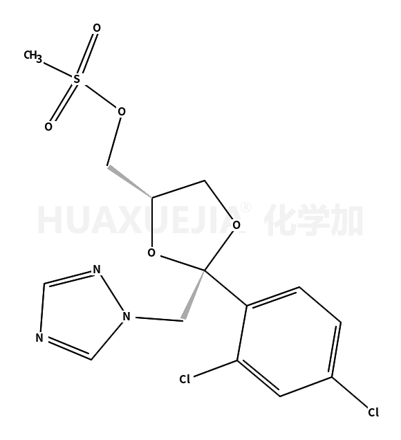 cis-2-(2,4-Dichlorophenyl)-2-(1H-1,2,4-triazol-1-ylmethyl)-1,3-dioxolan-4-ylmethyl methanesulphonate