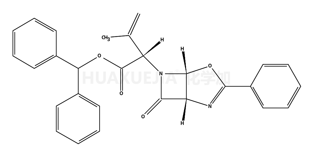 Diphenylmethyl (2R)-3-methyl-2-[(1R,5S)-7-oxo-3-phenyl-4-oxa-2,6- diazabicyclo[3.2.0]hept-2-en-6-yl]-3-butenoate