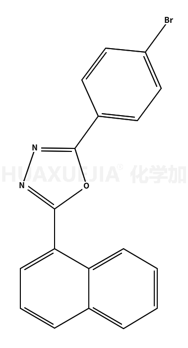 2-(4-溴苯基)-5-(1-萘基)-1,3,4-噁二唑