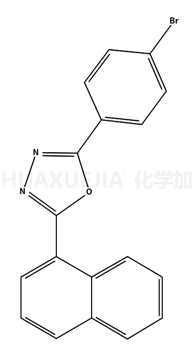 2-(4-溴苯基)-5-(1-萘基)-1,3,4-二唑