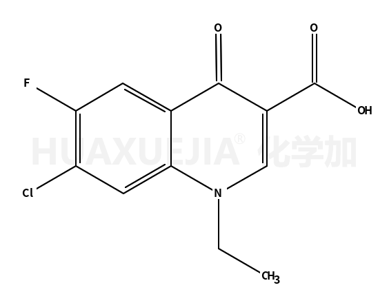 7-氯-1-乙基-6-氟-1,4-二氢-4-羰基喹啉-3-羧酸