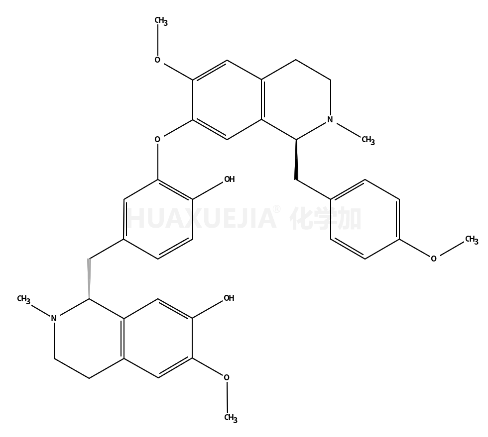 (1R)-1-[[4-hydroxy-3-[[(1R)-6-methoxy-1-[(4-methoxyphenyl)methyl]-2-methyl-3,4-dihydro-1H-isoquinolin-7-yl]oxy]phenyl]methyl]-6-methoxy-2-methyl-3,4-dihydro-1H-isoquinolin-7-ol