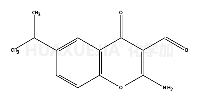 2-氨基-6--异丙基-4-氧代-4H-1-苯并吡喃-3-甲醛