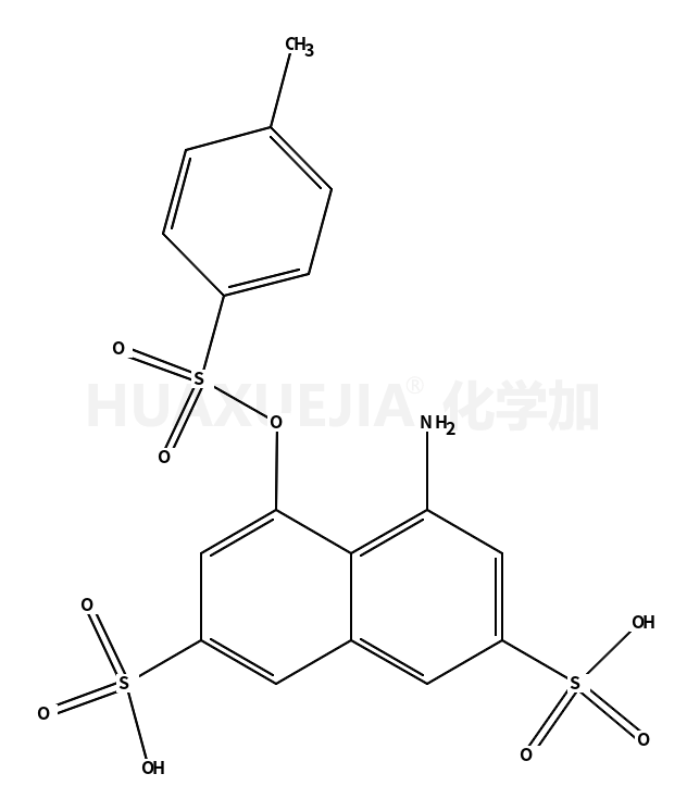 4-amino-5-(4-methylphenyl)sulfonyloxynaphthalene-2,7-disulfonic acid