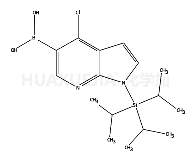 (9CI)-[4-氯-1-[三(1-甲基乙基)硅酯]-1H-吡咯并[2,3-B]吡啶-5-基]-硼酸