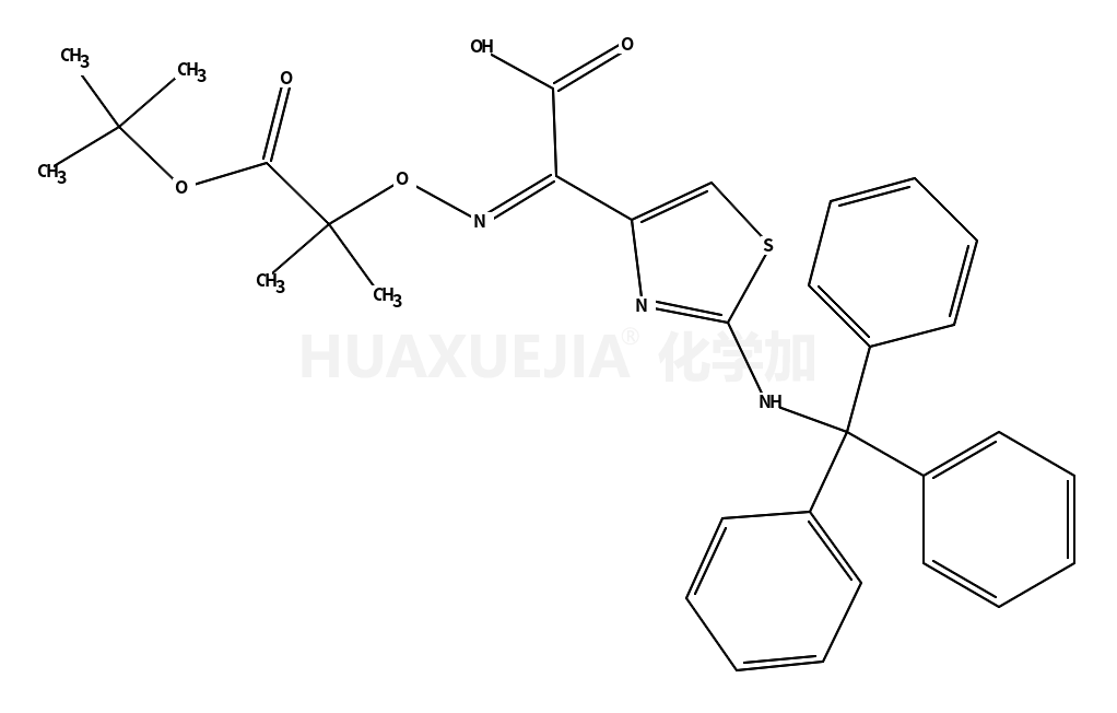 (Z)-2-(2-三苯甲基氨基噻唑-4-基)-2-(2-叔丁氧羰基丙-2-氧亚氨)乙酸