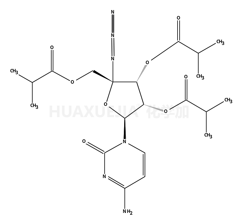 4'-C-迭氮基胞嘧啶核苷 2',3',5'-三异丁酸酯