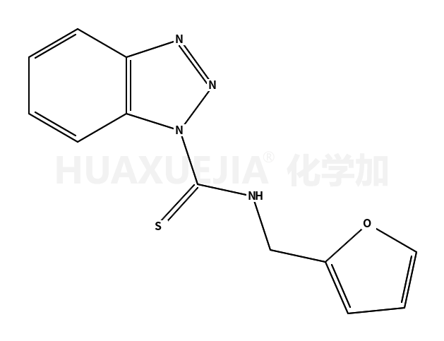 苯并三唑-1-硫代羧酸(呋喃-2-基甲基)酰胺