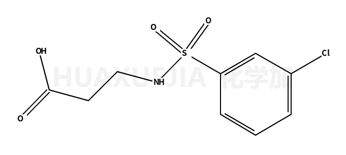 3-(3-chlorobenzenesulfonylamino)propionic acid