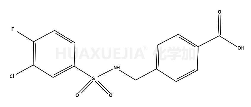 4-((3-氯-4-氟苯基磺酰胺)甲基)苯甲酸