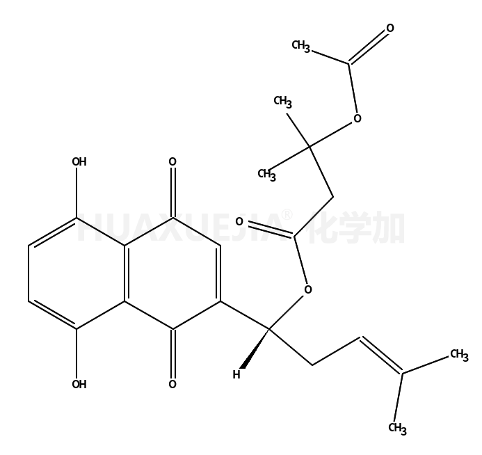 β-乙酰氧基异戊酰阿卡宁